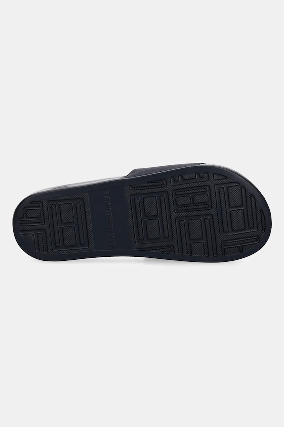 Tommy Hilfiger klapki TH PRINT TUMBLE POOL SLIDE FM0FM05505 granatowy