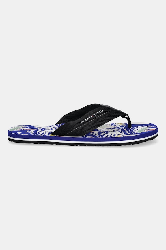 Tommy Hilfiger infradito TH SURF PRINT BEACH SANDAL FM0FM05509 nero AW25