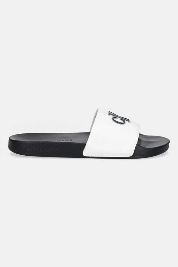 Calvin Klein Jeans klapki SLIDE JELLY MONO PU YM0YM01281 czarny AW25