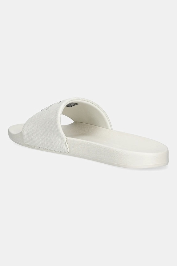 Obuwie Calvin Klein Jeans klapki SLIDE MONOLOGO CV YM0YM01367 beżowy