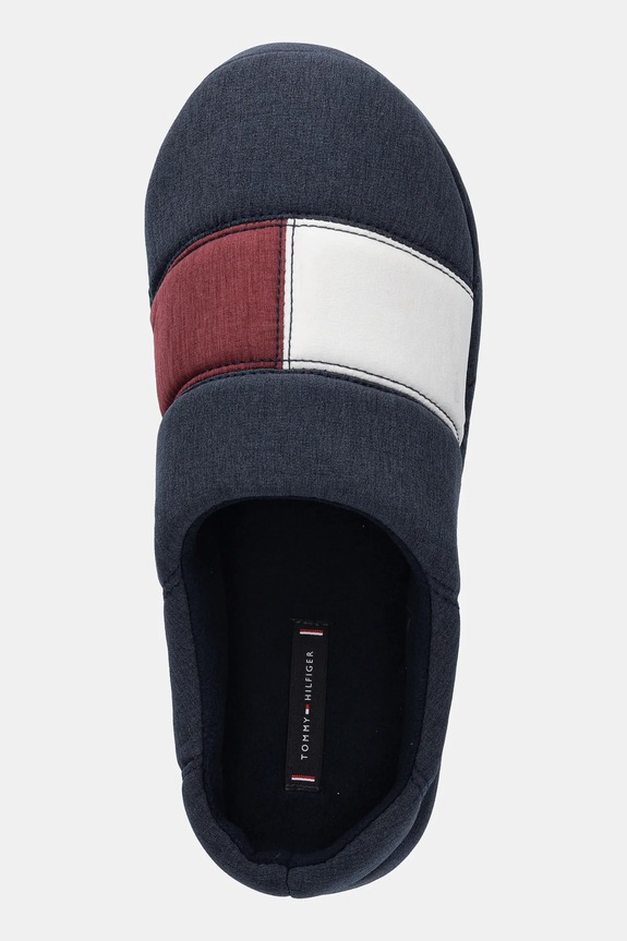 Papuče Tommy Hilfiger FLAG HOUSE SHOE tmavomodrá FM0FM05613