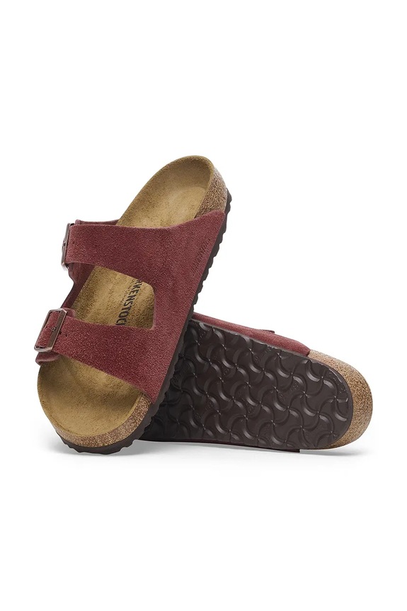 Birkenstock klapki zamszowe Arizona 1028353