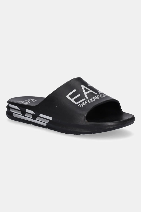 Шлепанцы EA7 Emporio Armani чёрный AF18618.7X000356