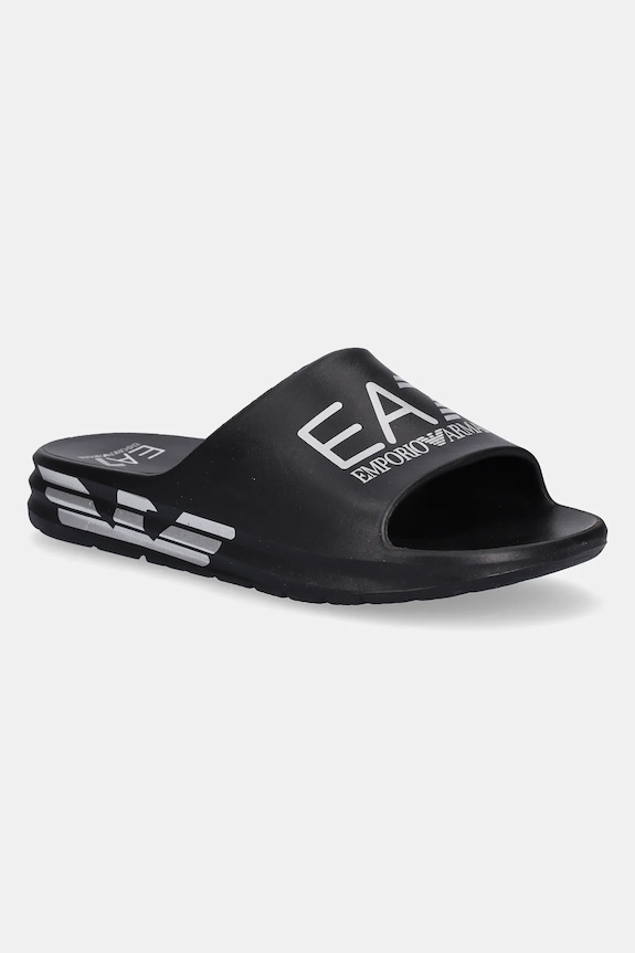 Шлепанцы EA7 Emporio Armani чёрный AF18618.7X000356
