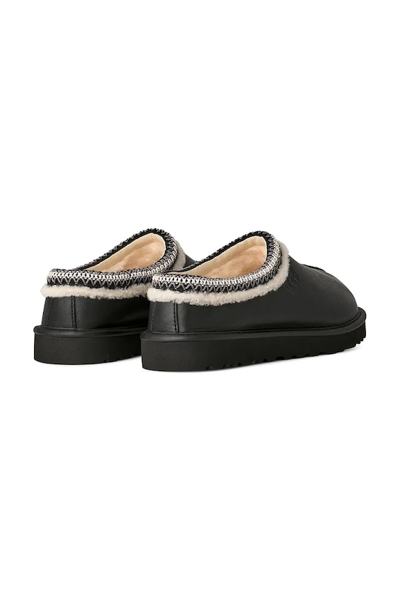 Обувь Кожаные тапочки UGG Tasman Noir 1171303.BLK чёрный