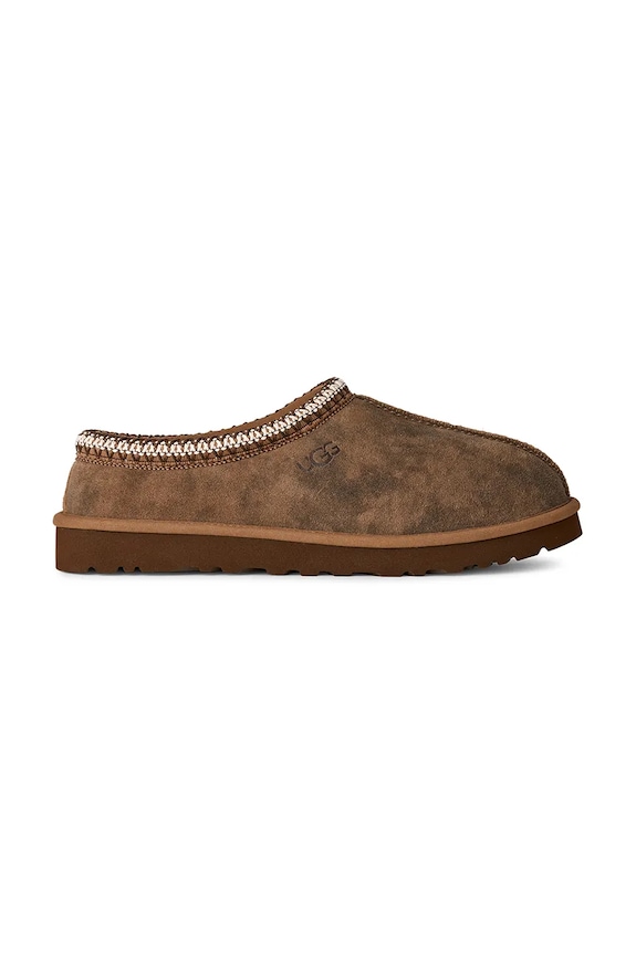 Παντόφλες UGG Tasman Baxter loungewear καφέ 1173810.CHE