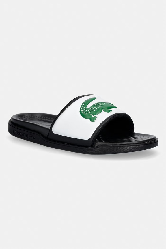Lacoste klapki męskie Serve Slide Dualiste czarny 50CMA0025