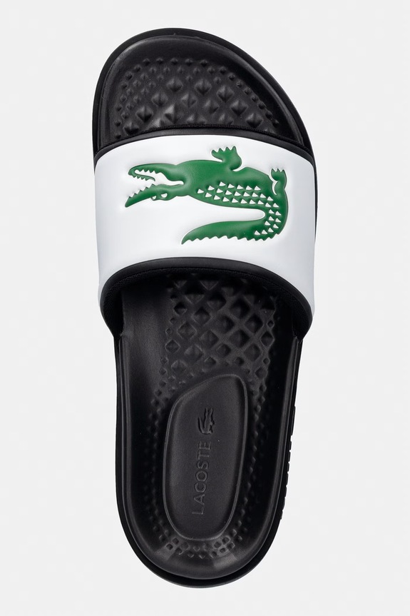 Lacoste klapki męskie Serve Slide Dualiste czarny 50CMA0025