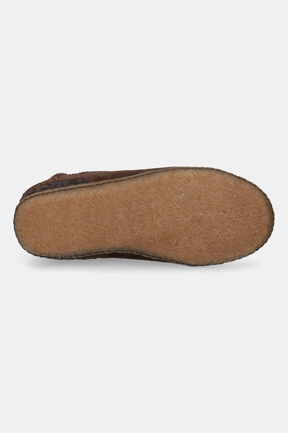 Sorel papuci din piele întoarsă MANAWAN II 1869751256 maro