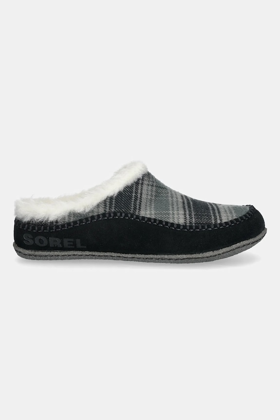 Sorel pantofole in camoscio LANNER RIDGE 2029181011 nero AW25