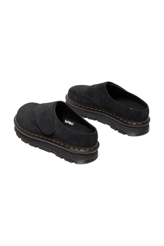 Παπούτσια Παντόφλες σουέτ Dr. Martens ZebZag AnyWair Mule DM41730001 μαύρο