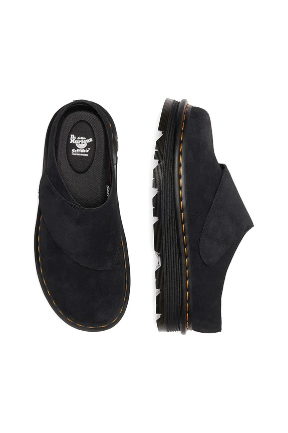 Παντόφλες σουέτ Dr. Martens ZebZag AnyWair Mule DM41730001