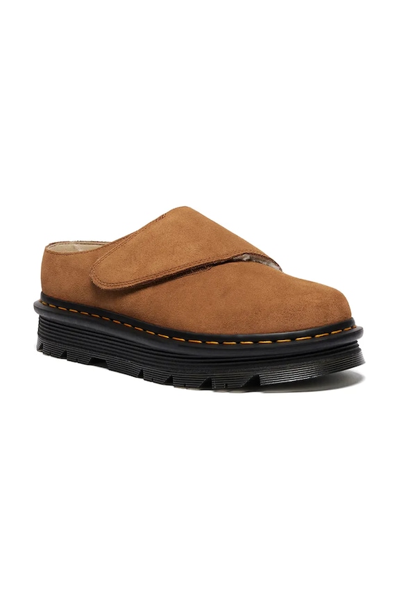 Dr. Martens klapki skórzane ZebZag AnyWair Warm Lined Mule DM41731200