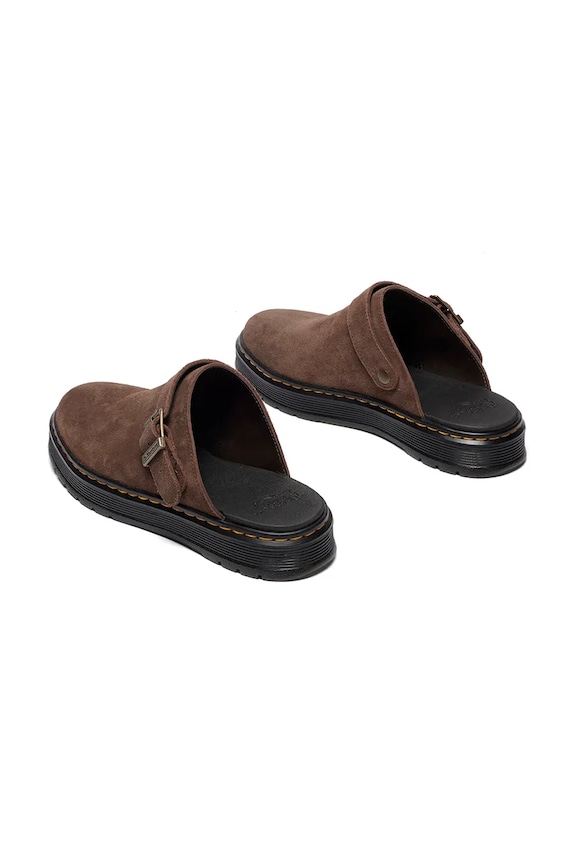 Obuv Semišové šľapky Dr. Martens Brookline Mule Mule DM40666202 hnedá