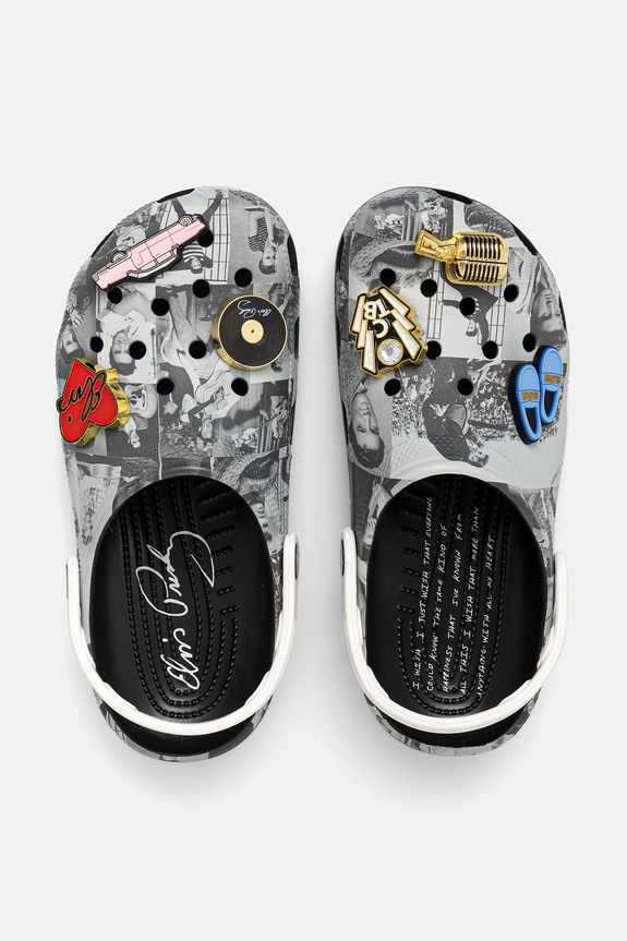 Crocs klapki Classic Elvis Clog 211418.90H szary AA00