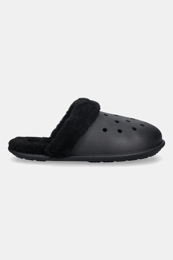 Тапочки Crocs Classic Fuzz Scuff 212143.001 чорний AW25