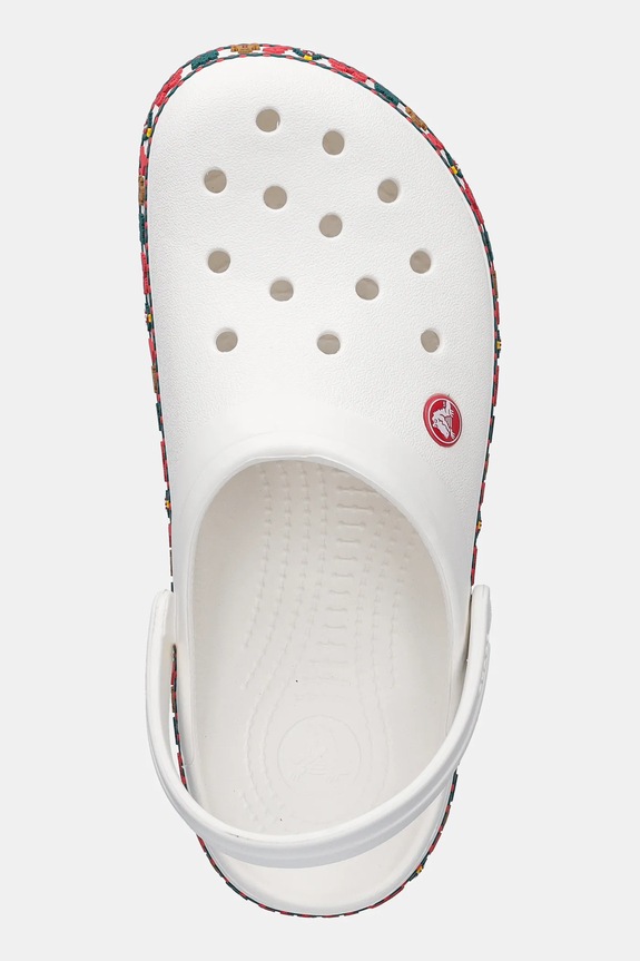 Crocs klapki Crocband Holiday Clog biały 211921.100