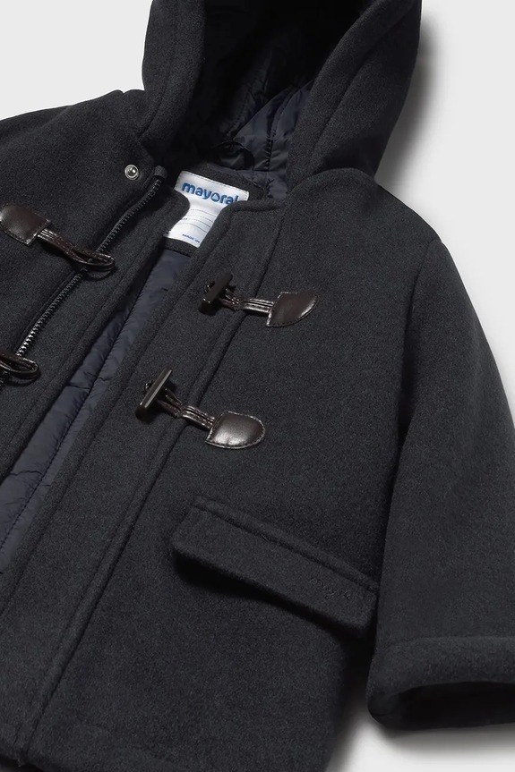 Deklice Otroški plašč Mayoral 2425.3F.Baby.9BYA mornarsko modra