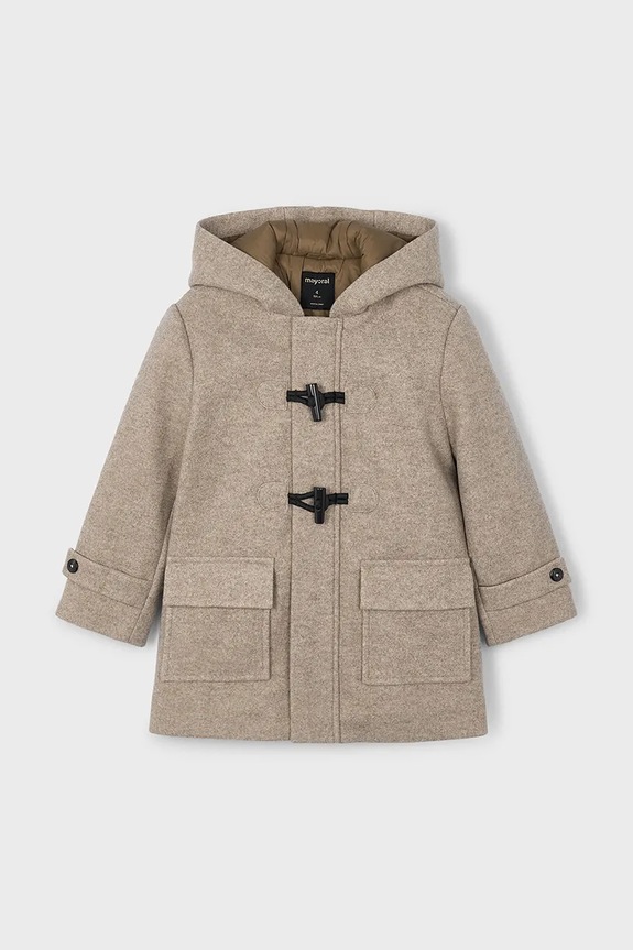 Otroški plašč Mayoral 4423.5H.Mini.9BYA bež AW25