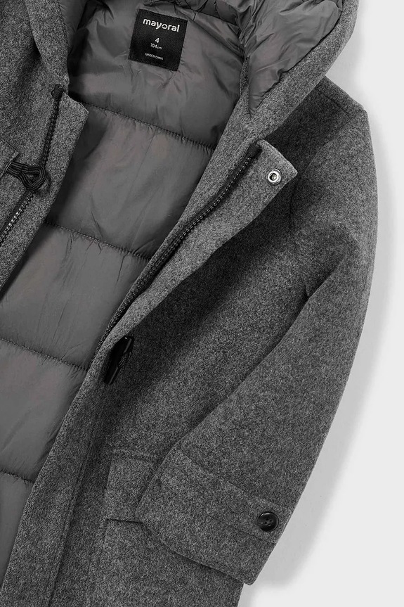 Deklice Otroški plašč Mayoral 4423.5H.Mini.9BYA siva