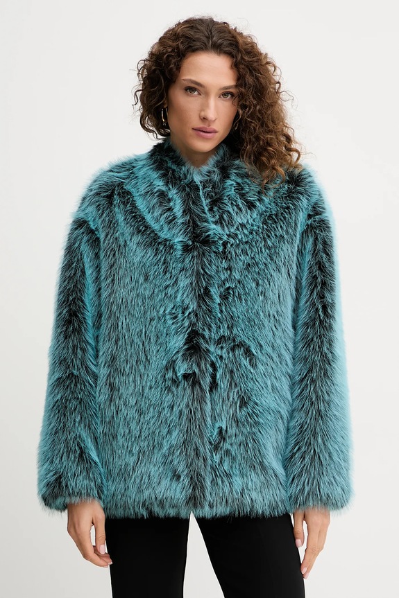 Patrizia Pepe cappotto foderato turchese 8O0197.E072