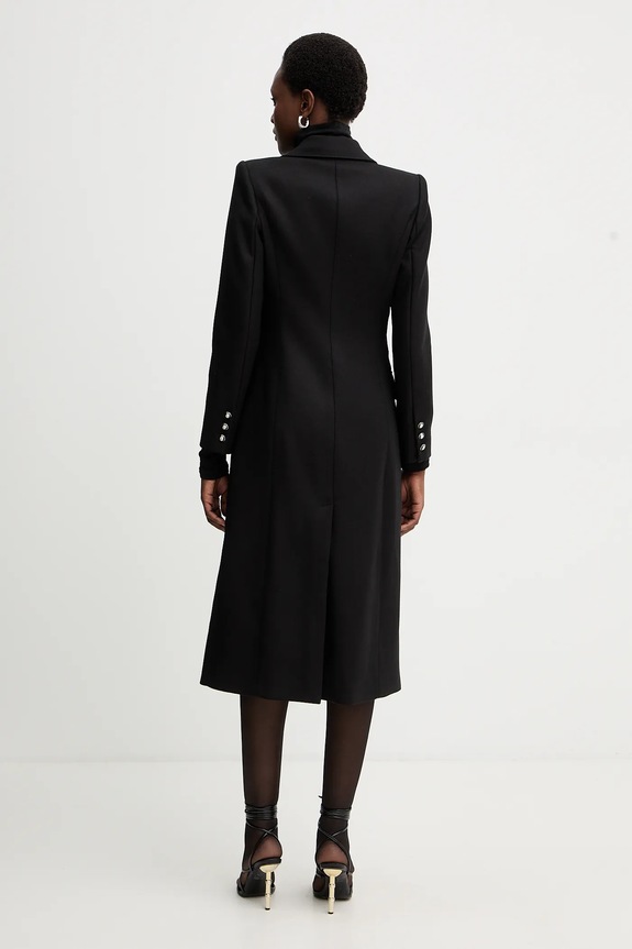Îmbrăcăminte Elisabetta Franchi palton CP01056E2 negru