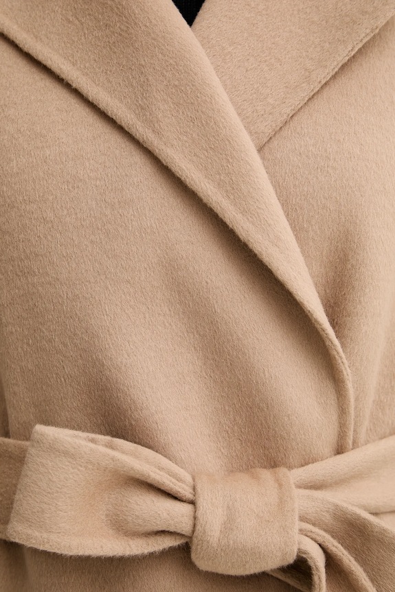 Calvin Klein płaszcz z dodatkiem wełny LV040WL571