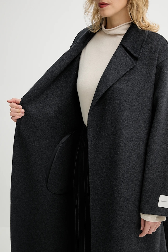 Calvin Klein cappotto con lana LV040WL571
