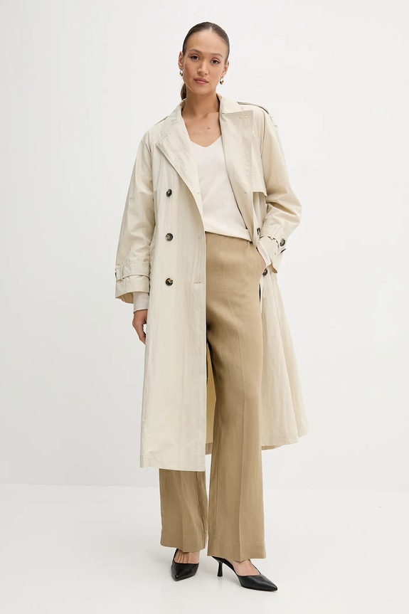 Tommy Hilfiger trencz WW0WW45632 beżowy AW25