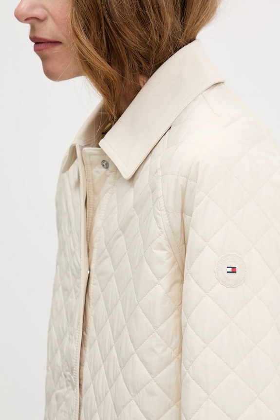 Μπουφάν Tommy Hilfiger WW0WW46448 μπεζ