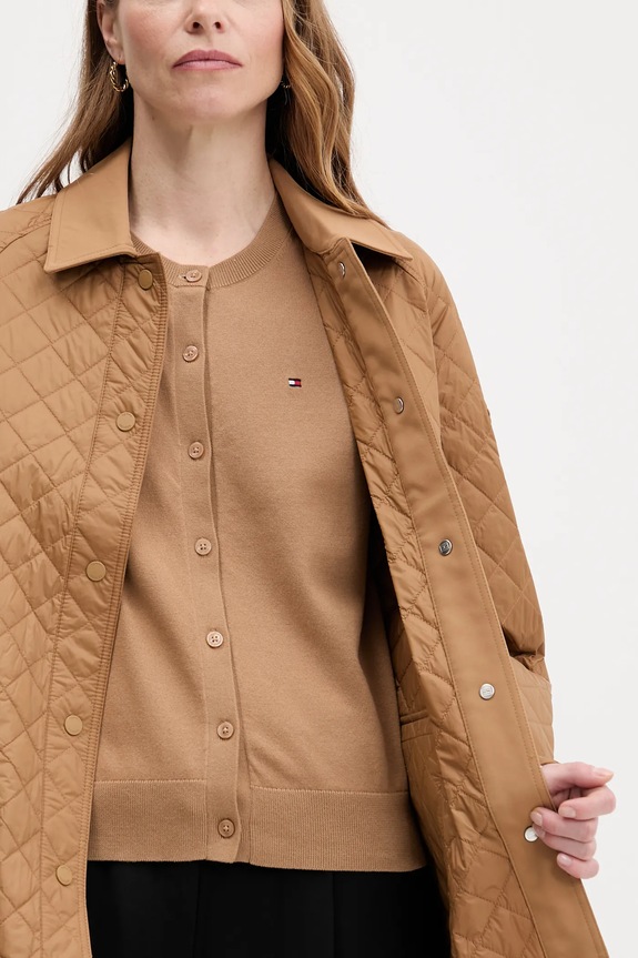 Яке Tommy Hilfiger WW0WW46448 кафяв
