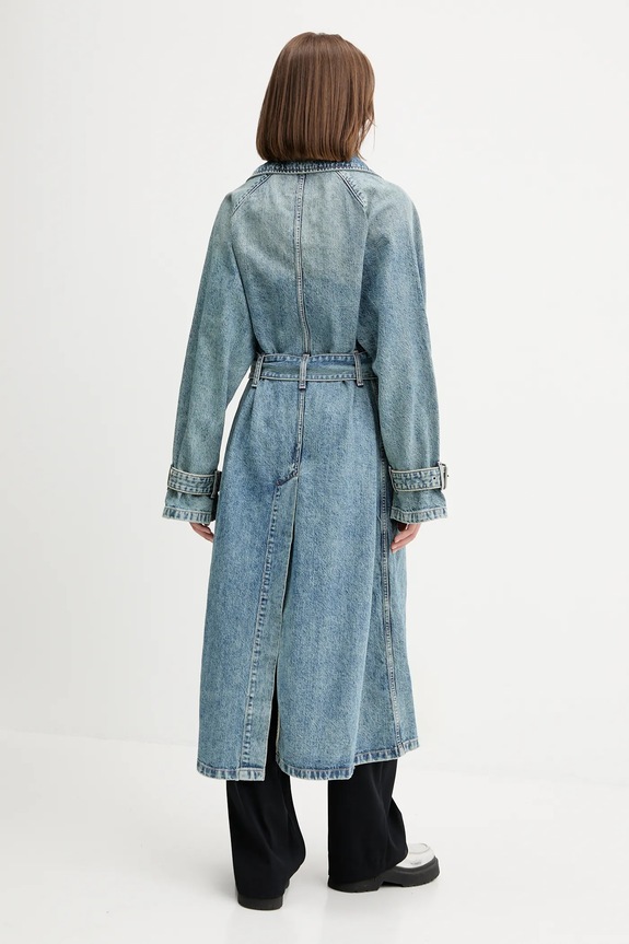Îmbrăcăminte HUGO Blue palton din denim Garena_2_B 50541545 albastru