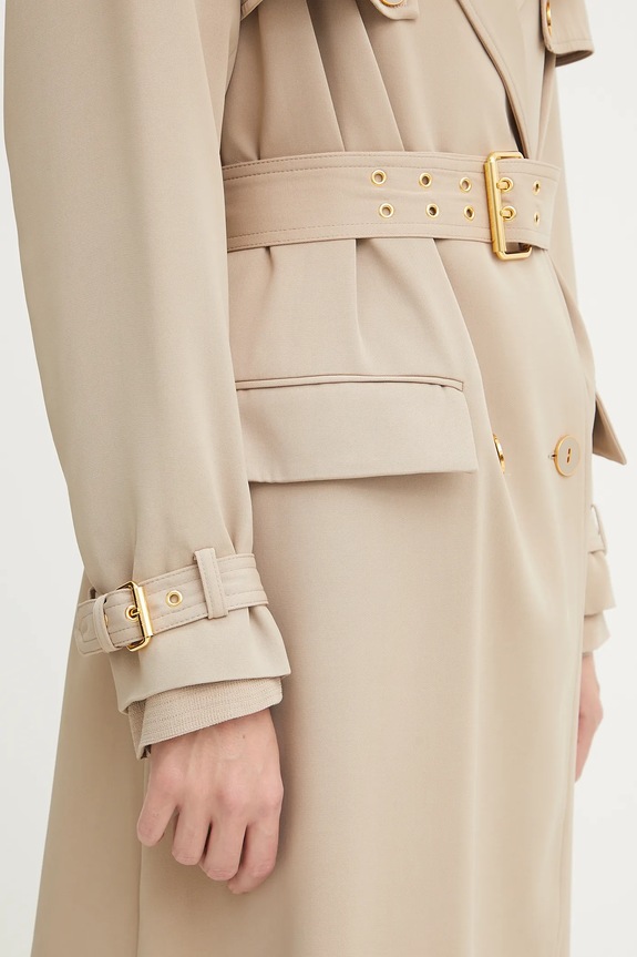 Καμπαρντίνα με μείγμα μαλλιού Marciano by Guess NINA 5YGL03.7340A μπεζ