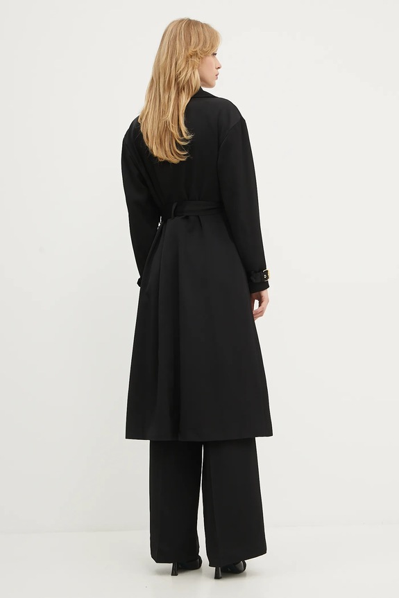 Îmbrăcăminte Marciano by Guess trenci cu amestec de lână NINA 5YGL03.7340A negru