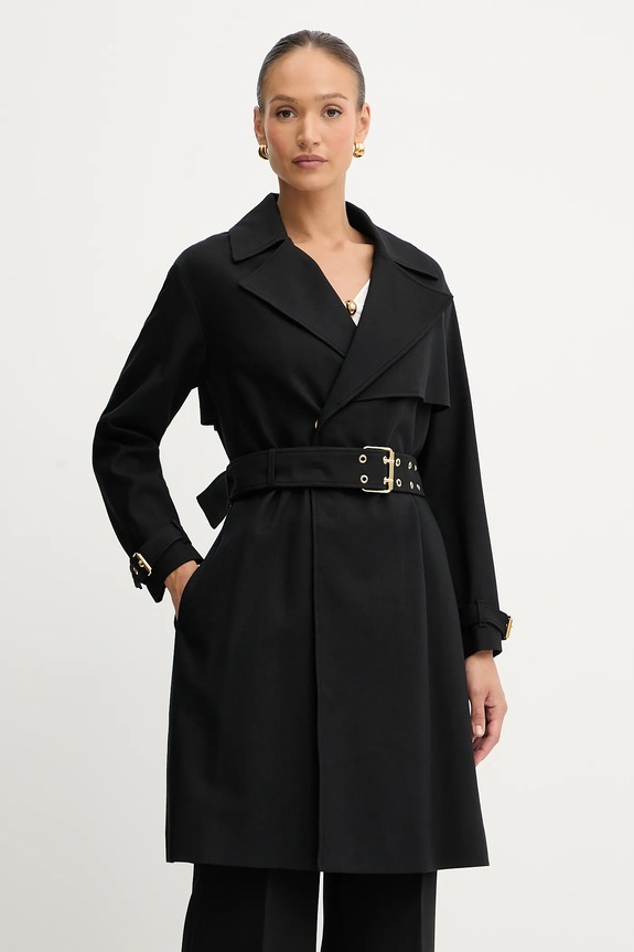 Marciano by Guess palton CHRISTINA cu captuseala negru 5YGL05.7343A