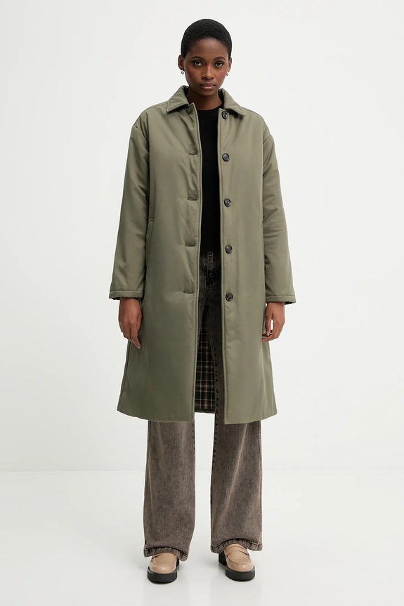Пальто United Colors of Benetton 2I1UDN08F зелёный AW25