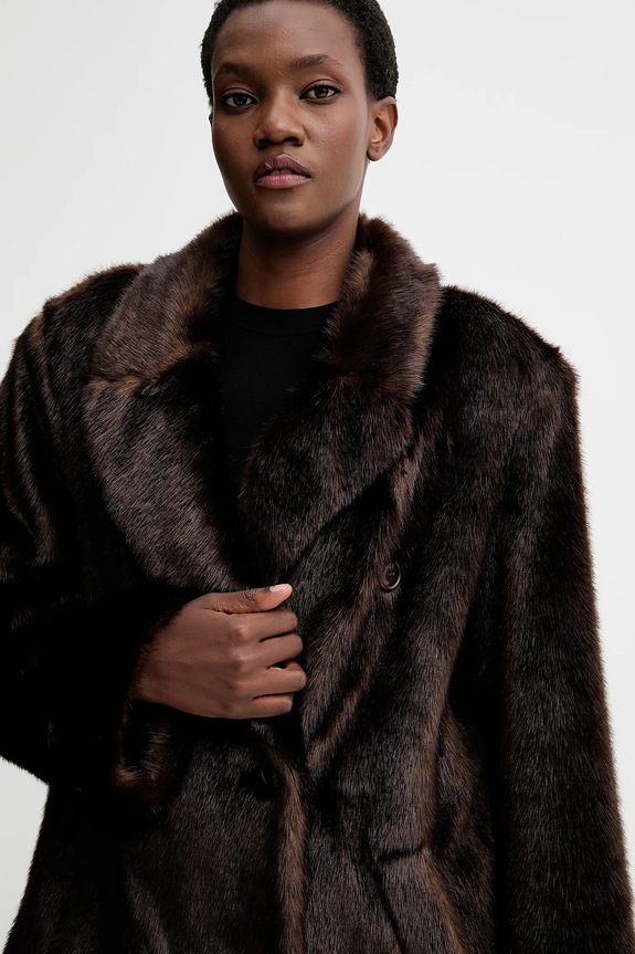 Παλτό Stand Studio Harper καφέ 66550.9395