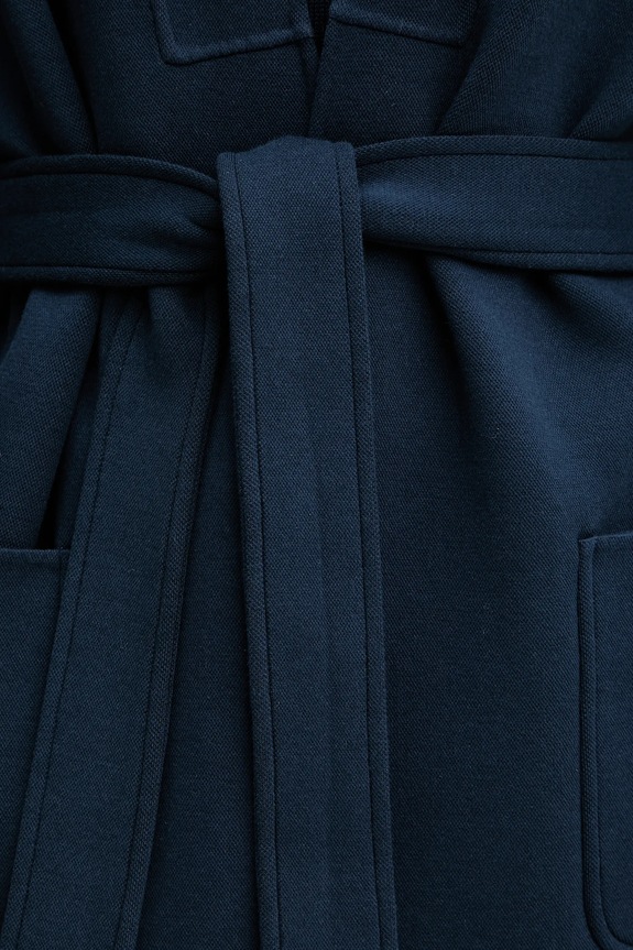 MM by Max Mara płaszcz DILETTA 2526906017600 granatowy