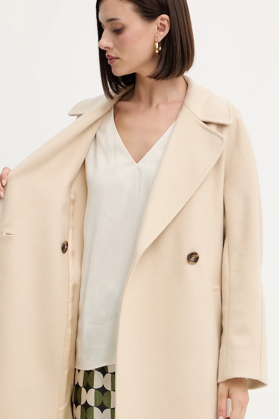 Vlněný kabát Weekend Max Mara RESINA 2525016031600