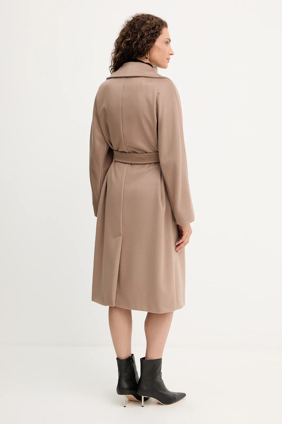 Odjeća Vuneni kaput Weekend Max Mara RESINA 2525016031600 smeđa