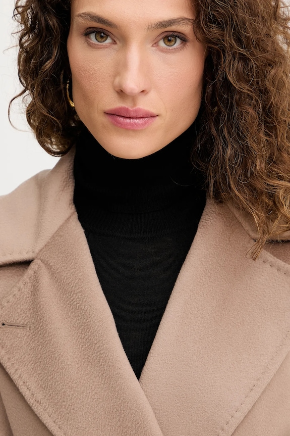 Weekend Max Mara cappotto in lana RESINA marrone 2525016031600