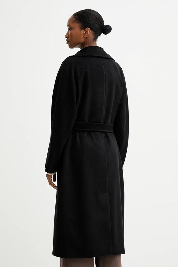 Îmbrăcăminte Weekend Max Mara palton de lână RESINA 2525016031600 negru