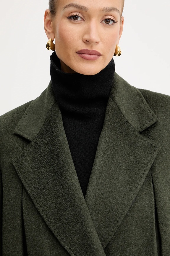 Weekend Max Mara cappotto in lana SMALTO 2525016026600 verde