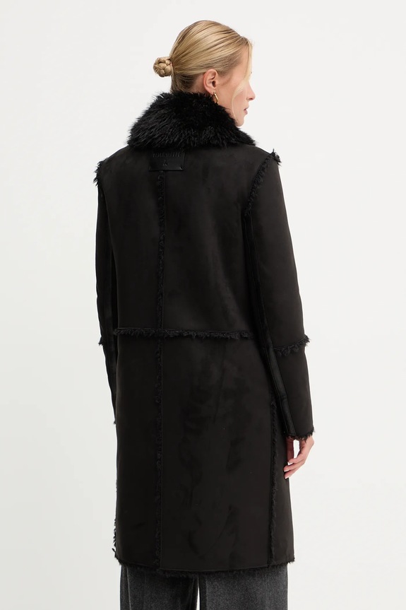 Odzież Patrizia Pepe płaszcz dwustronny 2O0179.E075 czarny