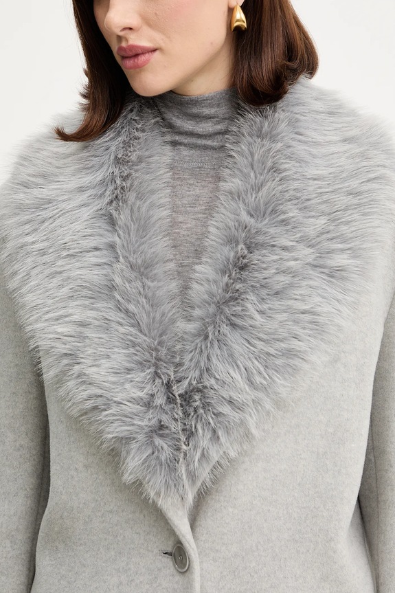 Παλτό με προσθήκη μαλλιού Patrizia Pepe 2O0212.A512