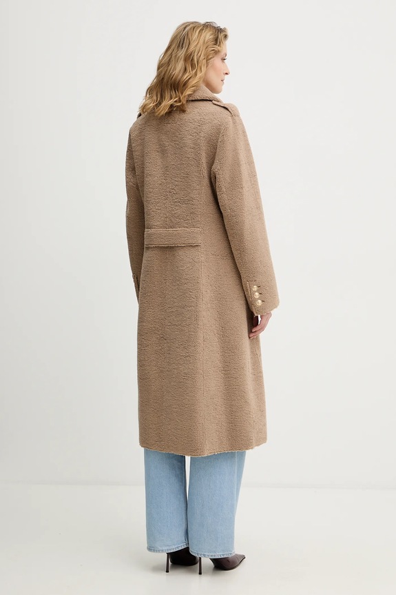 Odzież Guess płaszcz LAILA W5BL62.W4190 beżowy