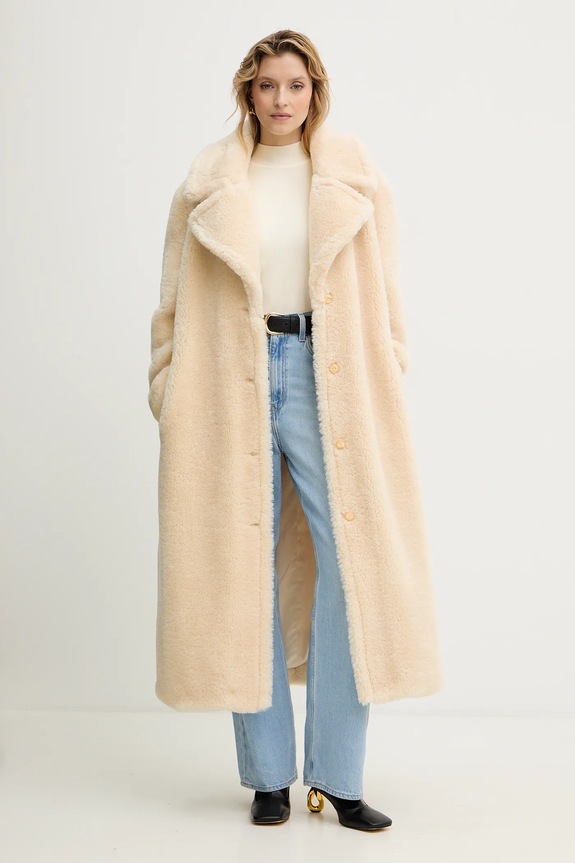 Guess płaszcz EUGENIE W5BL93.WJ090 beżowy AW25