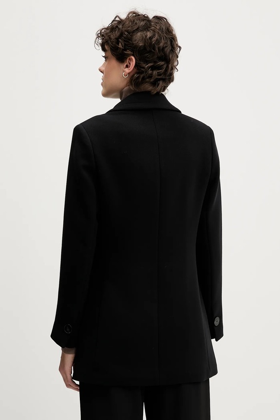 Îmbrăcăminte Sisley palton 2OUALN05Z negru