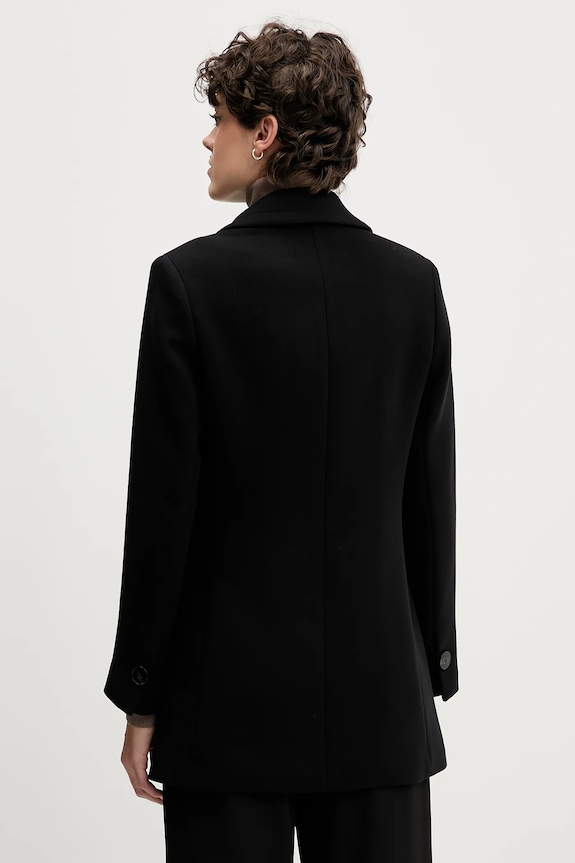 Îmbrăcăminte Sisley palton 2OUALN05Z negru
