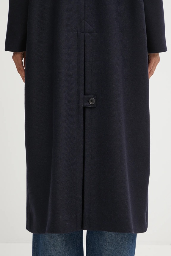A.P.C. coat with wool Manteau Gaia WVBEB.F01533 navy